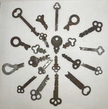 De colección - Lote antiguo de llaves esqueleto antiguas, auténticas - algunas muy únicas segunda mano  Embacar hacia Mexico