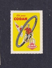 Selo pôster Dinamarca PNEU DE BICICLETA CODAN comprar usado  Enviando para Brazil