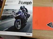 Triumph motorcycle brochure for sale  LEICESTER