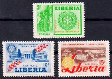 Liberia 487-489 , czysty / ** / Rotary International na sprzedaż  Wysyłka do Poland