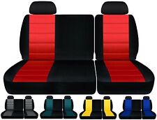 Capas de assento de carro se encaixam 88-94 Chevy C/K 1500 Pickup 40/60 banco dianteiro com encosto de cabeça comprar usado  Enviando para Brazil