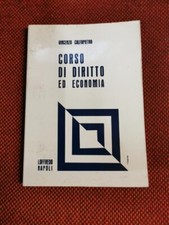 Corso diritto economia usato  Bologna