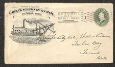 EUA U311 PAPELARIA CARKIN STICKNEY & CRAM DRAGAGEM MICHIGAN ADV CAPA 1897 comprar usado  Enviando para Brazil