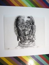 Antigo desenho a tinta Star Wars da década de 1980 C-3PO Tatooine - Jacob Jackson comprar usado  Enviando para Brazil