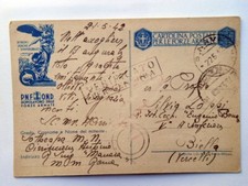 1942 rara cartolina usato  Santa Vittoria d'Alba