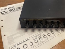 Porta limitadora de compressor Boss Pro CL-50. Meio rack. Para vocais, baixo, guitarra. comprar usado  Enviando para Brazil