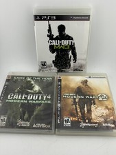 LOTE - PS3 Playstation Call of Duty MW3, Call of Duty Modern Warfare 4 e 2 comprar usado  Enviando para Brazil