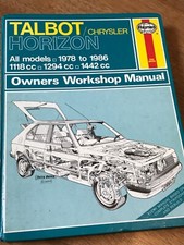 Talbot horizon haynes for sale  FLEETWOOD