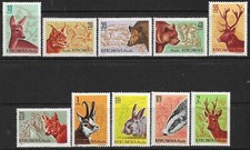 Usado, ROMÊNIA - 1961 - CONJUNTO DE 10 ANIMAIS DA FLORESTA - MM - SG 2852/2861 - GATO £16 comprar usado  Enviando para Brazil