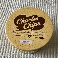Varas de batata Charles Chips vazias tamanho pequeno lata redonda comprar usado  Enviando para Brazil