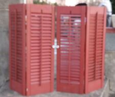 Vintage wood louvered for sale  Pottstown