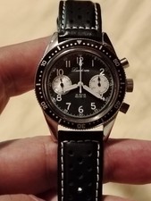 Chronograph landeron panda usato  Milano