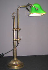 Bankerlamp messinglampe schrei gebraucht kaufen  Berlin