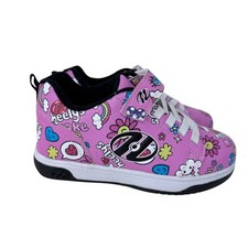 Tênis Heelys Dual Up X2 feminino tamanho 2 logotipo rosa biqueira redonda superior baixa HE101120 comprar usado  Enviando para Brazil