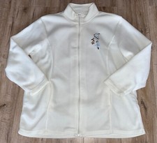 Süße weiße fleecejacke gebraucht kaufen  Deutschland