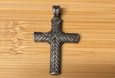 Pingente cruz Chevron prata esterlina ATI 925 ID comprar usado  Enviando para Brazil