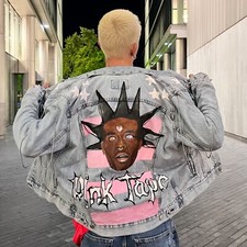 Custom jeans jacket for sale  LONDON