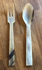 Vintage salatbesteck echtem gebraucht kaufen  Bremen