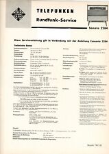 Telefunken service manual gebraucht kaufen  Sörup