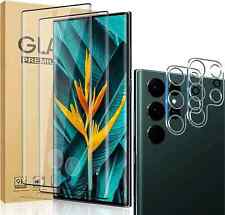 Vitre Trempé Protection Écran+Caméra Samsung Galaxy S25 S24 S23 S22 Ultra Plus na sprzedaż  Wysyłka do Poland