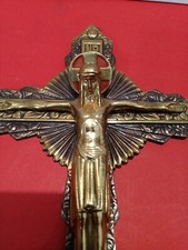 Vecchio crocifisso metallo usato  Novara