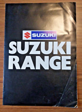 Suzuki range foldout for sale  KIDLINGTON