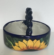 Glazed ceramic basket for sale  Bentonville