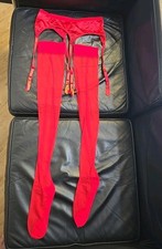 Silky red satin for sale  BRIGHTON