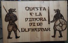Legno Pirografato Viking comprar usado  Enviando para Brazil