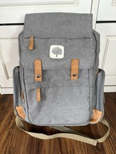 Usado, Mochila de fraldas Parker Baby Co. grande bolsa de bétula - Cinza comprar usado  Enviando para Brazil