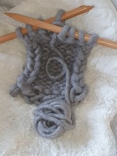 Stricknadel wolle grau gebraucht kaufen  Rülzheim