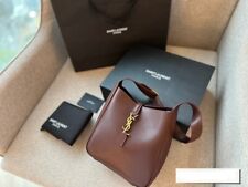 Nova bolsa de mão Saint Laurent macia hobo bordô comprar usado  Enviando para Brazil