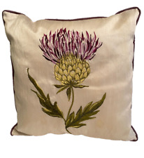 Embroidered thistle cushion for sale  KEITH