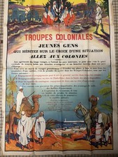 Affiche ancienne troupes d'occasion  Gouvieux