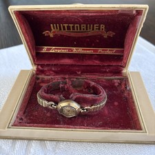 Relógio feminino Wittnauer vintage dourado no pacote original comprar usado  Enviando para Brazil