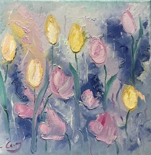 ölbild gemälde blumen gebraucht kaufen  Stuttgart