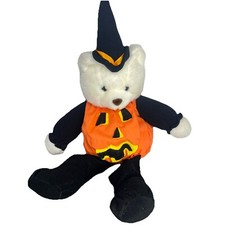 Usado, Fantasia de urso de pelúcia vintage Fiesta abóbora branca Halloween recheado Jack o Lanterna comprar usado  Enviando para Brazil