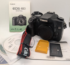 Câmera Digital Canon EOS 40D com Manual, Software, Acessórios NÃO TESTADA comprar usado  Enviando para Brazil