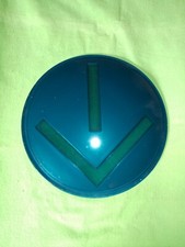 Vidro Antigo Kopp Seta sinais de Luz Sinal De Trânsito 12" Azul TL-1200-5 comprar usado  Enviando para Brazil