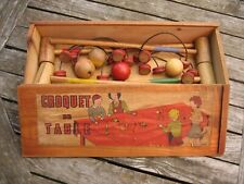 Ancien jeu croquet d'occasion  Neuville-aux-Bois
