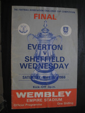 Cup final programme for sale  NUNEATON