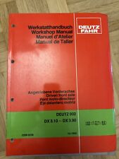 Werkstatt handbuch deutz gebraucht kaufen  Ansbach