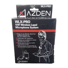Sistema de microfone de lapela sem fio Azden WLX-PRO VHF s5/novo em folha!  comprar usado  Enviando para Brazil