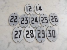 Lot plaque emaillees d'occasion  Pacy-sur-Eure