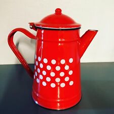 Cafetière émaillée rouge d'occasion  Troyes