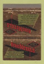 Capa Matchbook - Berg Metals Berco Los Angeles CA 40 Strike comprar usado  Enviando para Brazil