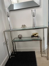 Glass console table for sale  BIRMINGHAM