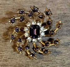 Coro amethyst rhinestone for sale  Gilbert