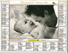 Calendrier almanach ptt d'occasion  Villenave-d'Ornon