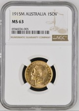 1915 australia gold for sale  TORQUAY